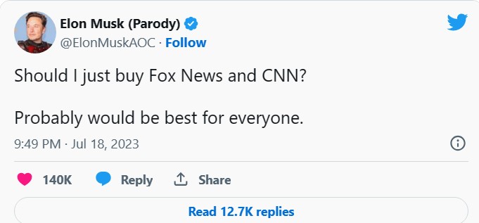 elon musk buying cnn and fox news