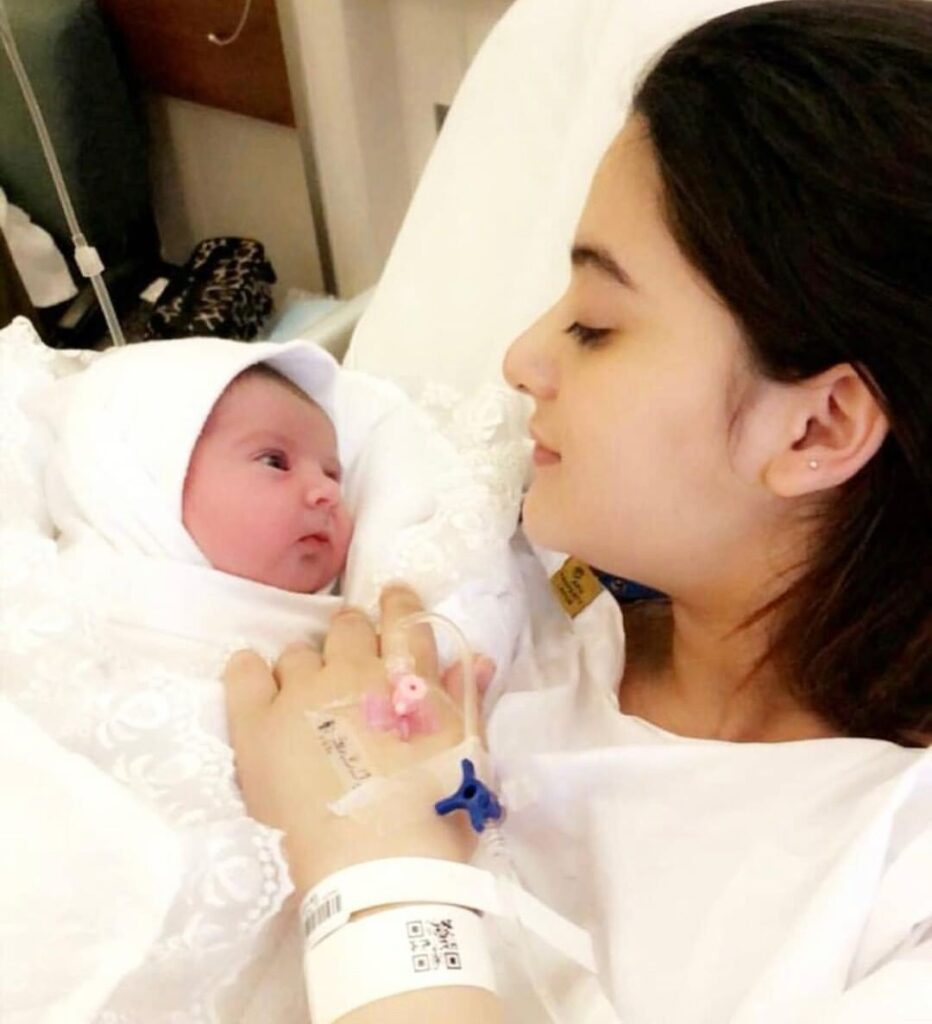 aiman khan and muneeb butt welcomes 2nd baby girl