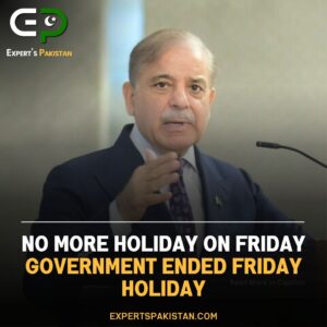 No More Friday Holiday Says Government